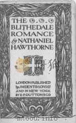 THE BLITHEDALE ROMANCE PDF电子版封面
