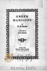 GREEN MANSIONS（ PDF版）
