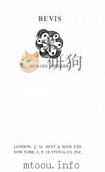 BEVIS 1930 PDF电子版封面