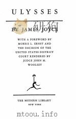 ULYSSES 1946 PDF电子版封面 JAMES JOYCE