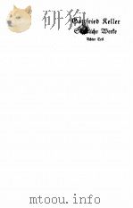 SAMTLICHE WERKE IN VIERZEHN TEILEN (V. 8-10) PDF电子版封面 M. KELLER