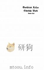 SAMTLICHE WERKE IN VIERZEHN TEILEN (V. 4-7) PDF电子版封面 M. KELLER