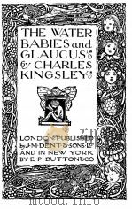 THE WATER BABIES AND GLAUCUS 1914 PDF电子版封面