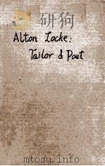 ALTON LOCKE TAILOR AND POET 1923 PDF电子版封面