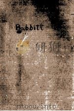 BABBITT 1922 PDF电子版封面