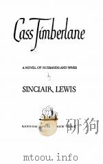 CASS TIMBERLANE 1945 PDF电子版封面