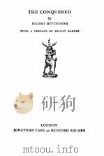 THE CONQUERED 1926 PDF电子版封面