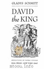 DAVID THE KING 1946 PDF电子版封面 ENGRAVINGS BY CATHAL O’TOOLE