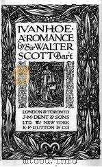 IVANHOE A ROMANCE（1924 PDF版）