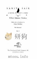 VANITY FAIR  VOL. 1（1847 PDF版）