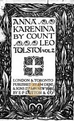ANNA KARENINA  VOL. 2（1924 PDF版）