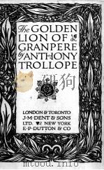 THE GOLDEN LION OF GRANPERE PDF电子版封面