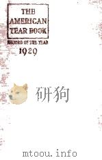 THE AMERICAN YEAR BOOK  1929（1930 PDF版）