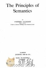 THE PRINCIPLES OF SEMANTICS 1957 PDF电子版封面