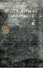 THE PROBLEM OF GOVERNMENT 1926 PDF电子版封面