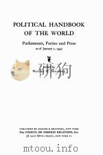 POLITICAL HANDBOOK OF THE WORLD 1947（1943 PDF版）