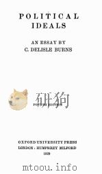 POLITICAL IDEALS（1929 PDF版）