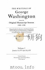 THE WRITINGS OF GEORGE WASHINGTON 1745-1799 VOLUME 7 1777（1932 PDF版）