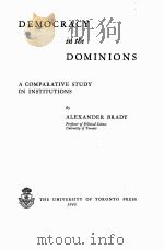 DEMOCRACY IN THE DOMINIONS（1948 PDF版）