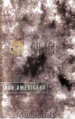 ONE THOUSAND AMERICANS（1947 PDF版）