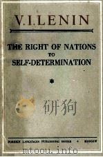 THE RIGHT OF NATIONS TO SELF-DETERMINATION（1950 PDF版）