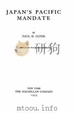 JAPAN‘S PACIFIC MANDATE（1935 PDF版）