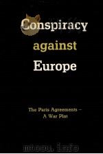CONSPIRACY AGAINST EUROPE（1955 PDF版）