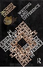 WRITING AND DIFFERENCE 1978 PDF电子版封面