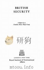 BRITISH SECURITY 1946 PDF电子版封面