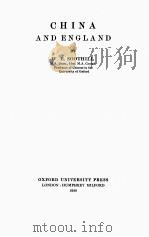 CHINA AND ENGLAND（1928 PDF版）