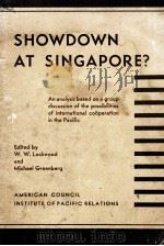 SHOWDOWN AT SINGAPORE？（1941 PDF版）