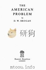 THE AMERICAN PROBLEM（1944 PDF版）