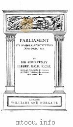 PARLIAMENT（ PDF版）
