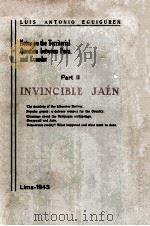 NOTES ON THE TERRITORIAL QUESTION BETWEEN PERU AND ECUADOR PART 2 1943 PDF电子版封面
