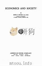 ECONOMICS AND SOCIETY（1939 PDF版）