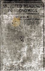SELECTED READINGS IN ECONOMICS（1907 PDF版）