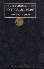 PRINCIPLES OF POLITICAL ECONOMY（1927 PDF版）