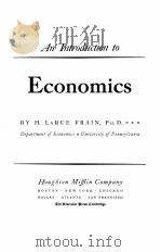 AN INTRODUCTION TO ECONOMICS 1937 PDF电子版封面 H. LARUE FRAIN
