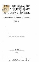 THE THEORY OF SOCIAL ECONOMY VOLUME 1 REVISED EDITION（1932 PDF版）