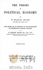 THE THTORY OF POLITICAL ECONOMY FOURTH EDITION（1931 PDF版）