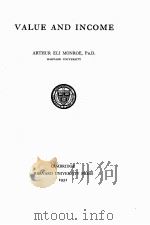 VALUE AND INCOME（1931 PDF版）