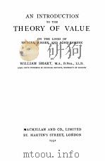 AN INTRODUCTION TO THE THEORY OF VALUE（1931 PDF版）