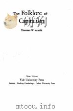 THE FOLKLORE OF CAPITALISM（1937 PDF版）
