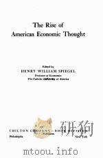 THE RISE OF AMERICAN ECONOMIC THOUGHT（1960 PDF版）