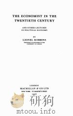 THE ECONOMIST IN THE TWENTIETH CENTURY（1956 PDF版）
