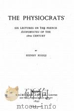 THE PHYSIOCRATS 1897 PDF电子版封面 HENRY HIGGS
