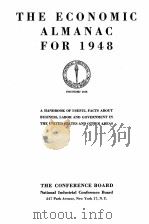 THE ECONOMIC ALMANAC FOR 1948 1947 PDF电子版封面
