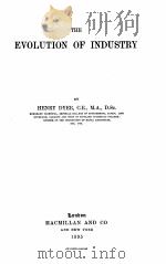 THE EVOLUTION OF INDUSTRY（1895 PDF版）