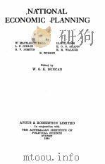 NATIONAL ECONOMIC PLANNING（1934 PDF版）