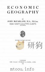 ECONOMIC GEOGRAPHY FOURTH EDITION REVISED 1937 PDF电子版封面
